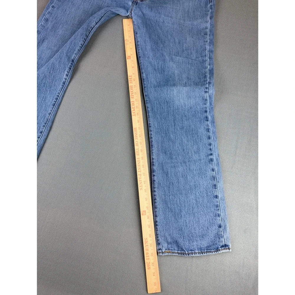 Levis 501 Original Fit Mens Blue Medium Wash Straight Leg Jeans 38x34 00501-0193